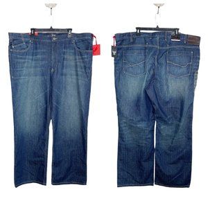 NEW Synrgy Mens Relaxed Fit Jeans Size W48 L32